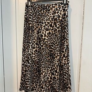 Leopard Print Women's Skirt
